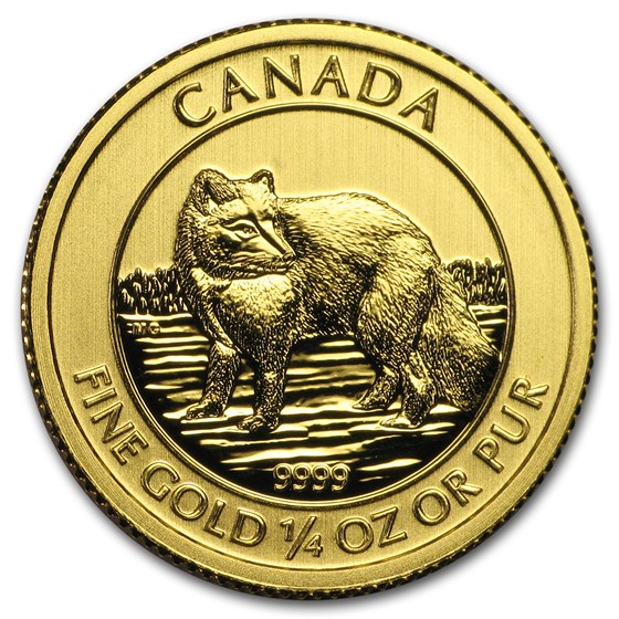 Buy 2014 Canada 1/4 oz Gold Arctic Fox BU | APMEX