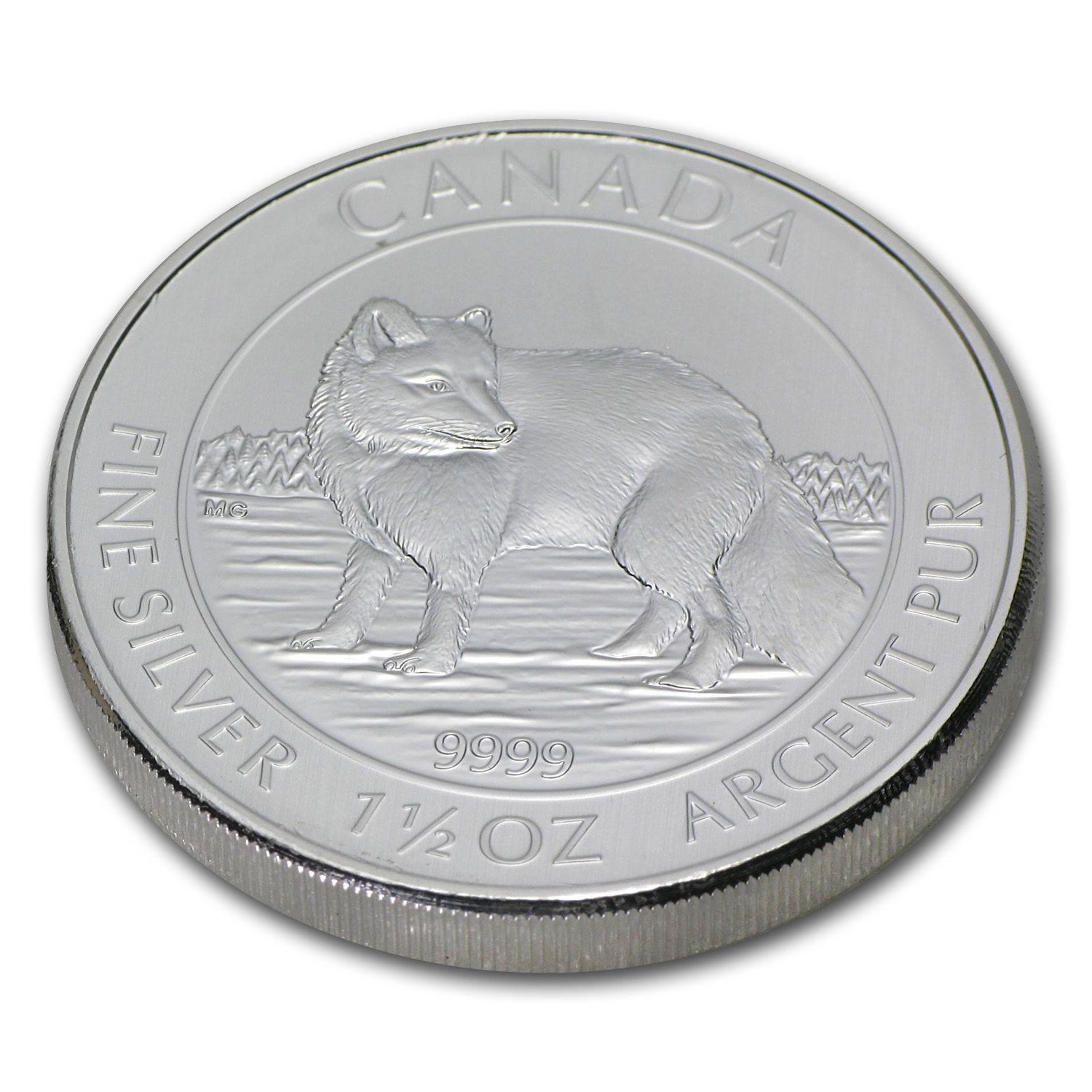 Buy 2014 Canadian 1.5 oz Silver Arctic Fox Coin BU | APMEX