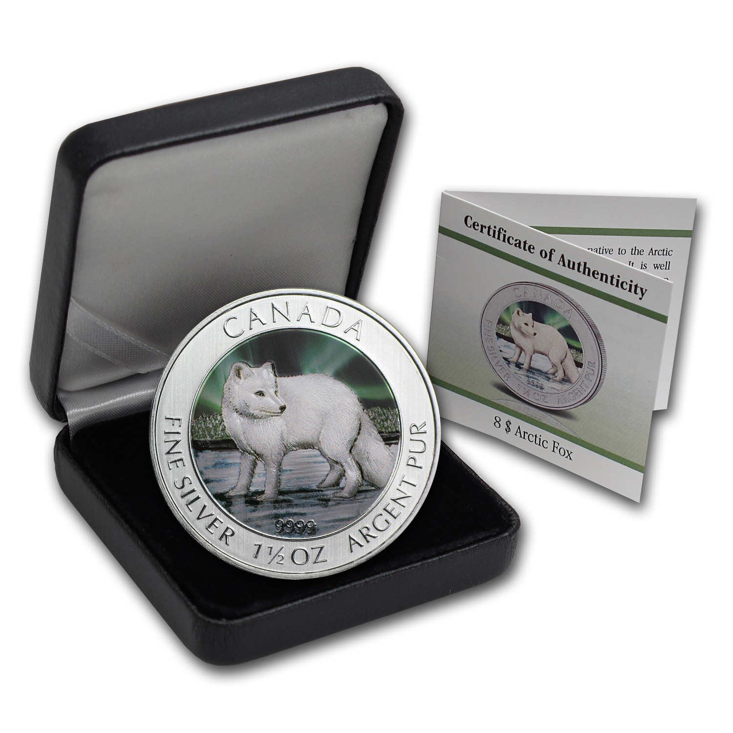 Buy 2014 Canada 1.5 oz Silver $8 Arctic Fox (Full Color) | APMEX