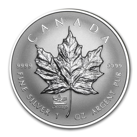 2014 Canada 1 oz Rev Proof Silver Maple Leaf ANA Privy Mark 2014 Canada 1 oz Rev Proof Silver Maple Leaf ANA Privy Mark