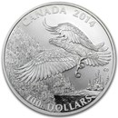 2014 Canada 1 oz Silver $100 Majestic Bald Eagle