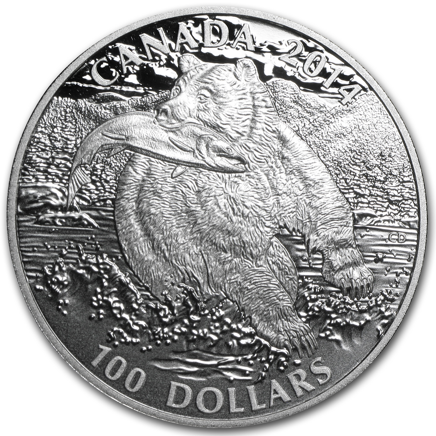 Buy 2014 Canada 1 oz Silver $100 The Grizzly Bear | APMEX