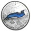 2014 Canada 1 oz Silver $20 The Great Lakes Lake Ontario