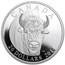 2014 Canada 1 oz Silver Bison Portrait Proof (w/Box & COA)