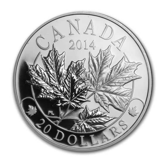 2014 Canada 1 oz Silver Majestic Maple Leaves Proof 2014 Canada 1 oz Silver Majestic Maple Leaves Proof