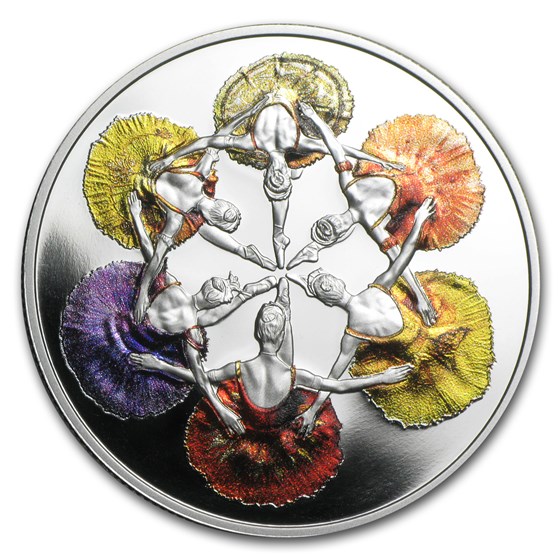 2014 Canada 1 oz Silver Royal Winnipeg Ballet (75th Anniv) 2014 Canada 1 oz Silver Royal Winnipeg Ballet (75th Anniv)