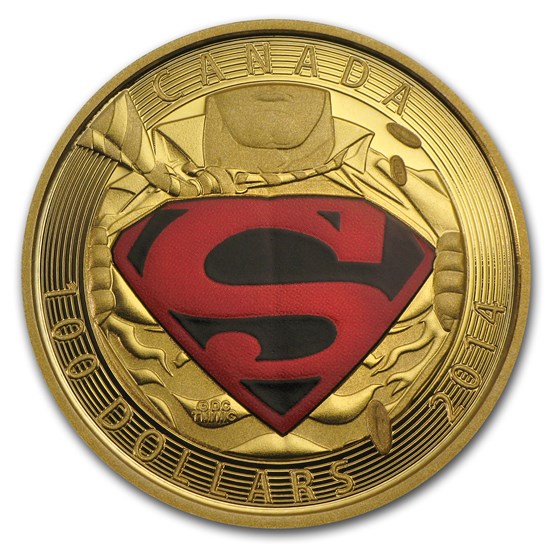 2014 Canada Prf Gold Iconic Superman™ Comic Book Covers (#596) 2014 Canada Prf Gold Iconic Superman™ Comic Book Covers (#596)
