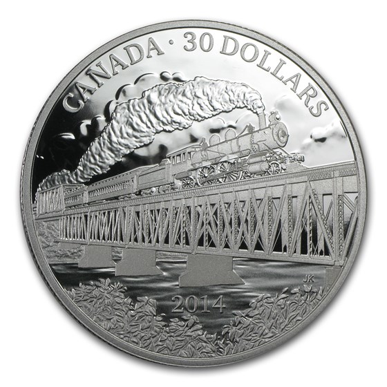 2014 Canada Silver 100th Ann Completion of Grand Trunk Pacific