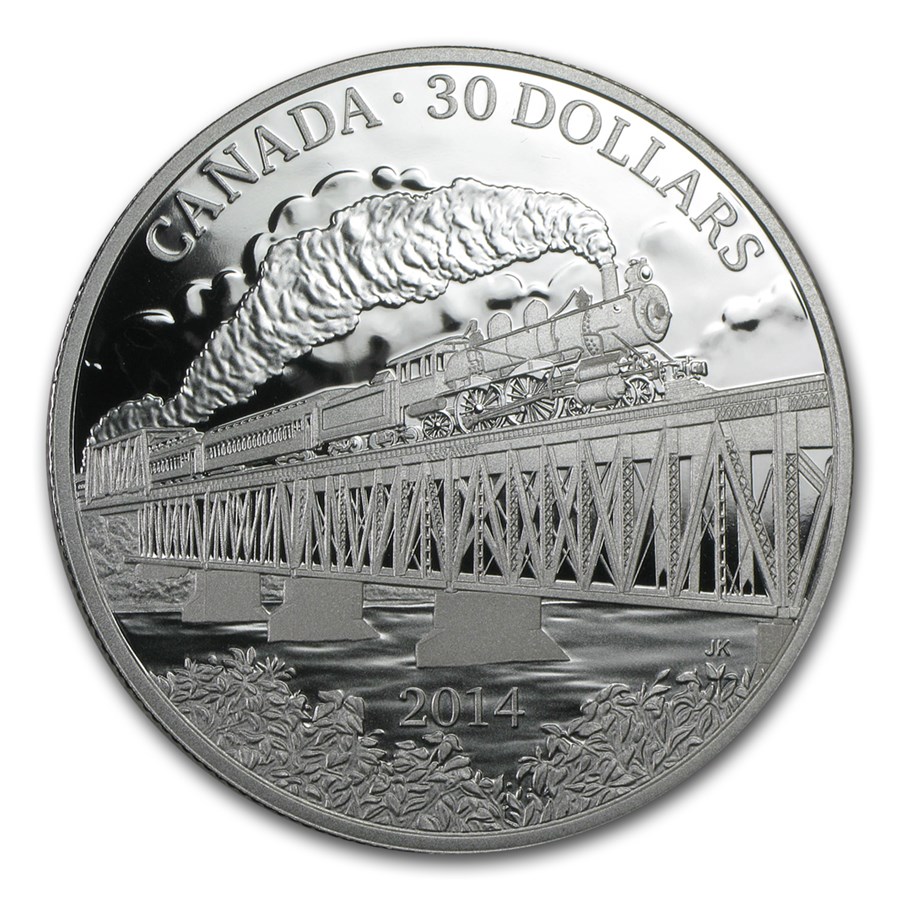 2014 Canada Silver 100th Ann Completion of Grand Trunk Pacific
