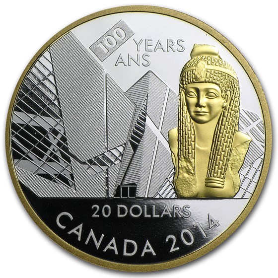 2014 Canada Silver $20 Royal Ontario Museum (100th Anniv) 2014 Canada Silver $20 Royal Ontario Museum (100th Anniv)