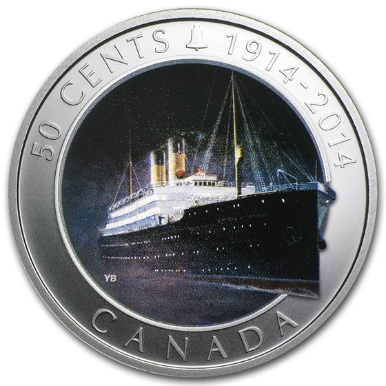 2014 Canada Silver-Plated Lost Ships R.M.S. Empress of Ireland 2014 Canada Silver-Plated Lost Ships R.M.S. Empress of Ireland