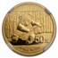 2014 China 1/10 oz Gold Panda MS-69 NGC