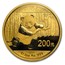2014 China 1/2 oz Gold Panda BU (Sealed)