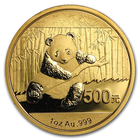 2014 China 1 oz Gold Panda BU (In Capsule) 2014 China 1 oz Gold Panda BU (In Capsule)