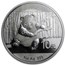 2014 China 1 oz Silver Panda MS-70 PCGS (Gold Foil Label)
