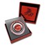 2014 Cook Islands 5 oz Silver Mother of Pearl Year of the Horse