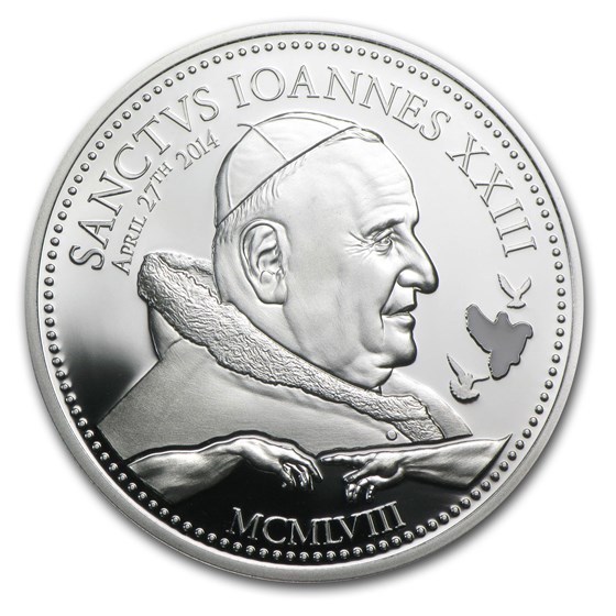 2014 Cook Islands Silver $2 Pope Johannes XXIII 2014 Cook Islands Silver $2 Pope Johannes XXIII