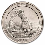 2014-D ATB Quarter Arches National Park 40-Coin Roll BU