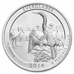 2014-D ATB Quarter Everglades Park 40-Coin Roll BU (Mint Wrapped)