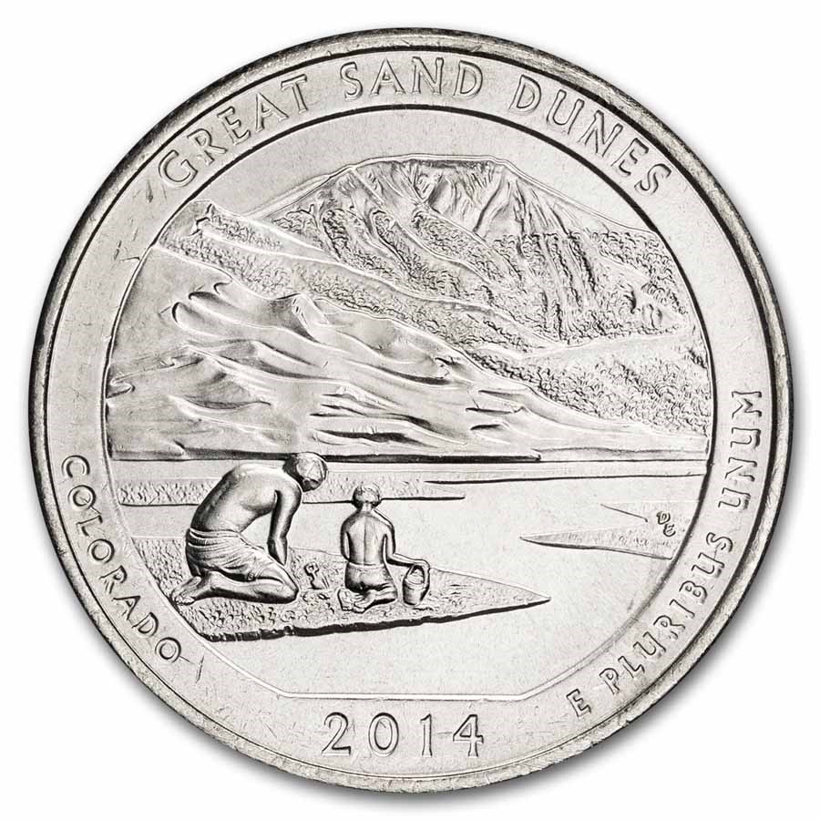 2014-D ATB Quarter Great Sand Dunes National Park BU