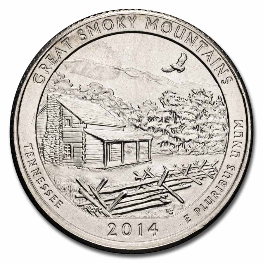 2014-D ATB Quarter Great Smoky Mountains National Park BU