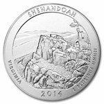 2014-D ATB Quarter Shenandoah National Park 40-Coin Roll BU