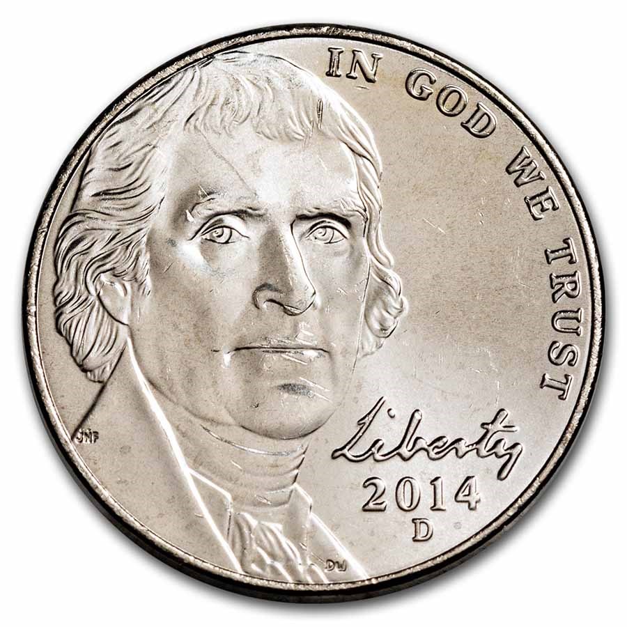 2014-D Jefferson Nickel BU