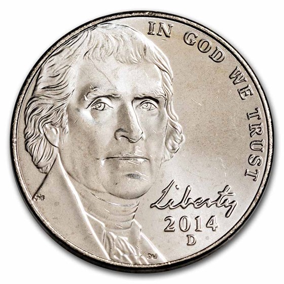 2014-D Jefferson Nickel BU 2014-D Jefferson Nickel BU