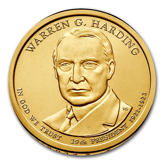 2014-D Warren Harding Presidential Dollar BU 2014-D Warren Harding Presidential Dollar BU