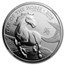 2014 Great Britain 1 oz Silver Year of the Horse MS-69 NGC