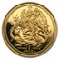2014 Isle of Man 1 oz Gold Angel BU