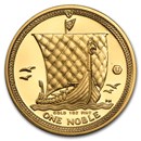 2014 Isle of Man 1 oz Gold Noble BU