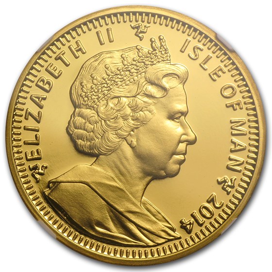 Buy 2014 Isle of Man 1 oz Proof Gold Angel PF-70 NGC | APMEX