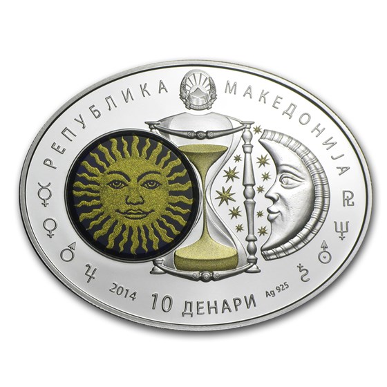 Buy 2014 Macedonia Silver Proof Zodiac Sign (Capricorn) APMEX