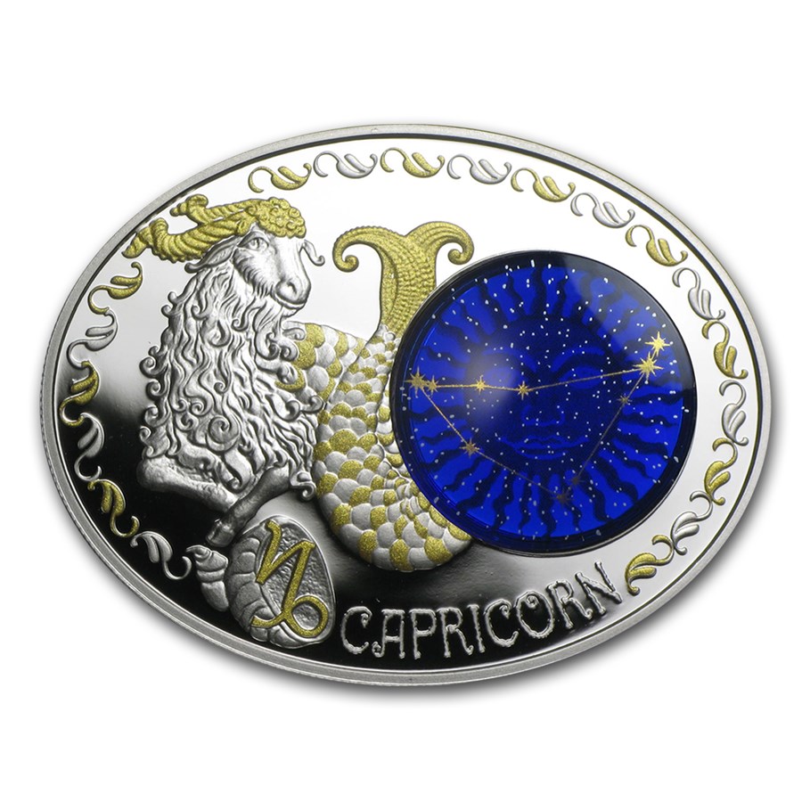 Buy 2014 Macedonia Silver Proof Zodiac Sign (Capricorn) APMEX