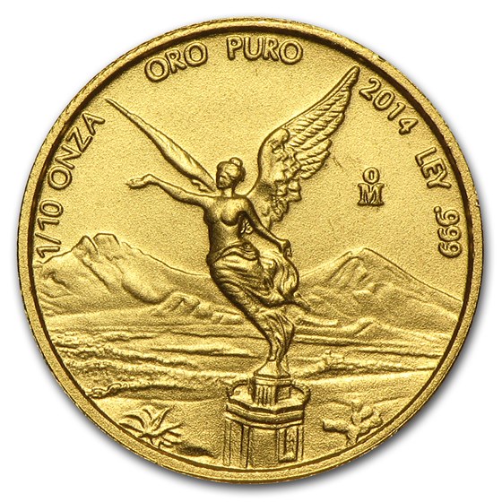 2014 Mexico 1/10 oz Gold Libertad BU 2014 Mexico 1/10 oz Gold Libertad BU