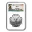 2014 Mexico 1 oz Silver Libertad MS-70 NGC (Flag Label)