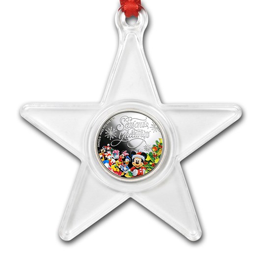 2014 Niue 1/2 oz Silver $1 Disney Season's Greetings Proof 2014 Niue 1/2 oz Silver $1 Disney Season's Greetings Proof