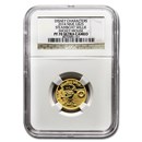 2014 Niue 1/4 oz Proof Gold $25 Disney Steamboat Willie PF-70 NGC