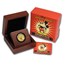 2014 Niue 1/4 oz Proof Gold $25 Disney Steamboat Willie