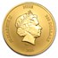 2014 Niue 1 oz Gold $200 Hawksbill Turtle BU