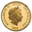 2014 Niue 1 oz Proof Gold $200 Disney Daisy Duck PF-70 NGC UC