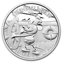 2014 Niue 1 oz Silver $2 Disney Steamboat Willie