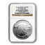 2014 Niue 1 oz Silver Black Rhinoceros PF-70 NGC