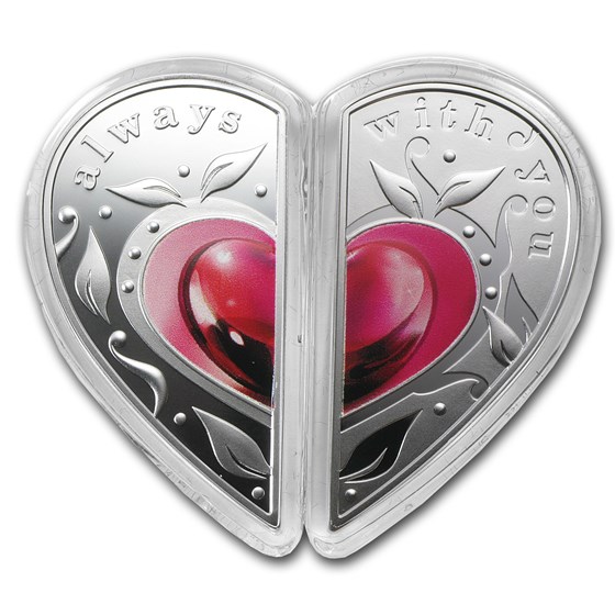 2014 Niue 2-Coin 1 oz Silver Always with You Proof Set 2014 Niue 2-Coin 1 oz Silver Always with You Proof Set
