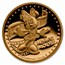 2014 Niue 6-Coin 1/4 oz Gold $25 Disney Proof Set (No COAs)