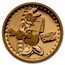 2014 Niue 6-Coin 1/4 oz Gold $25 Disney Proof Set (No COAs)