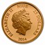 2014 Niue 6-Coin 1/4 oz Gold $25 Disney Proof Set (No COAs)