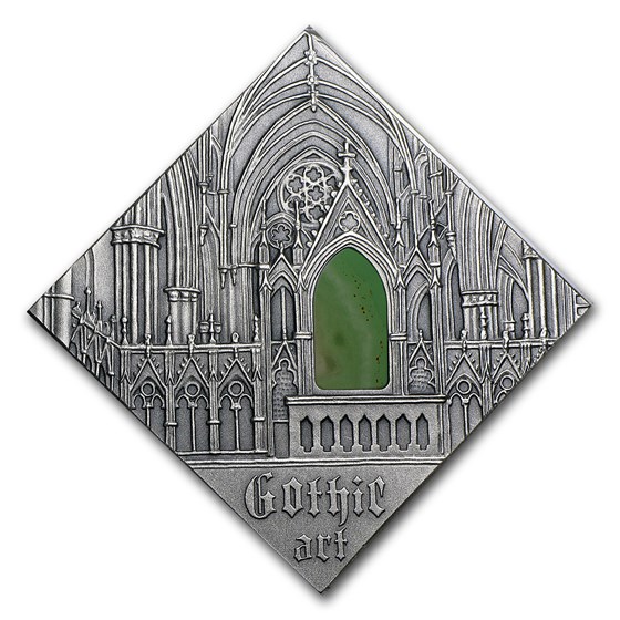 2014 Niue Antique Silver Art That Changed the World Gothic