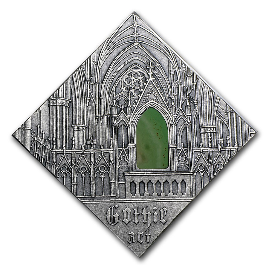 2014 Niue Antique Silver Art That Changed the World Gothic